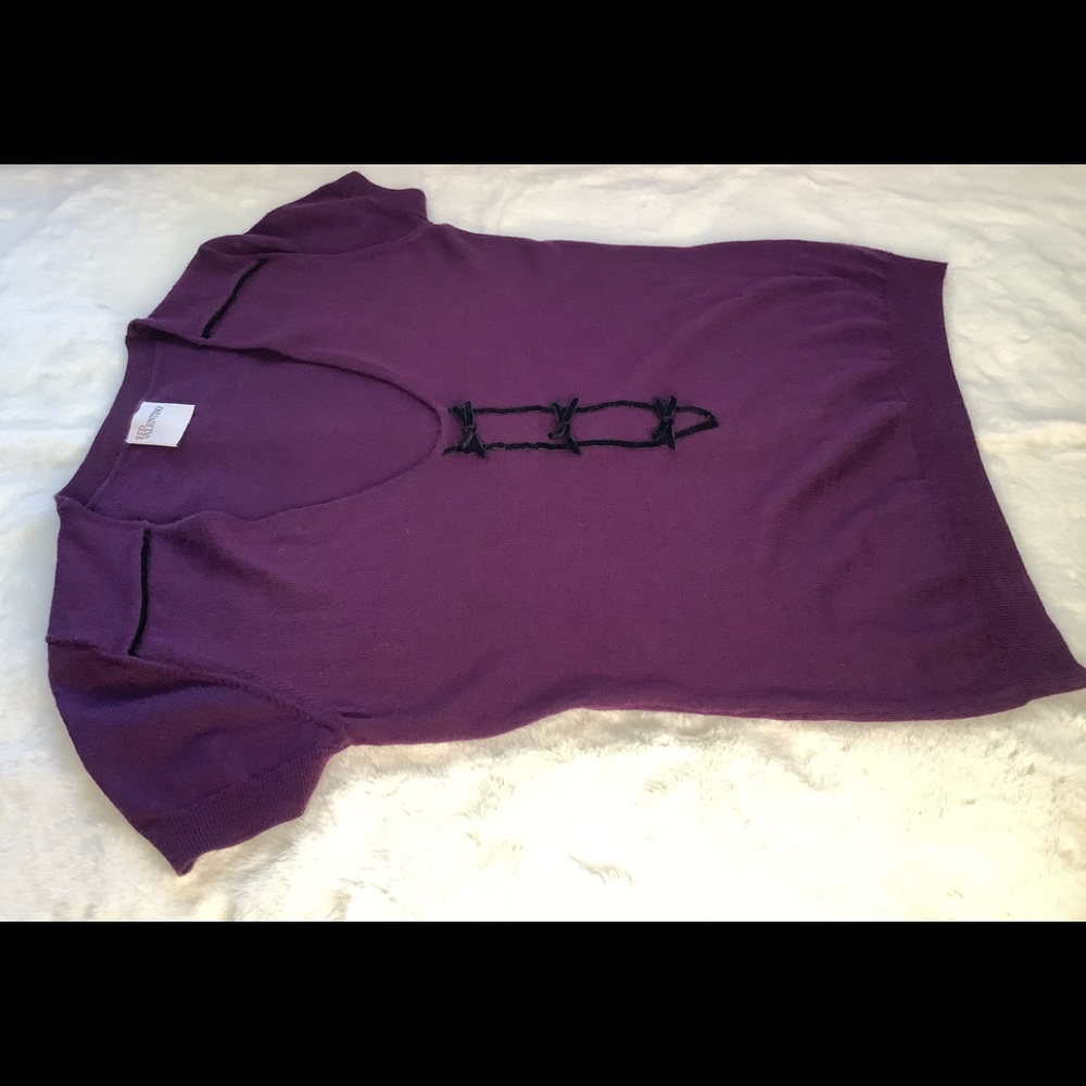 Red Valentino Wool Scoop Neck Top - Picture 6 of 16